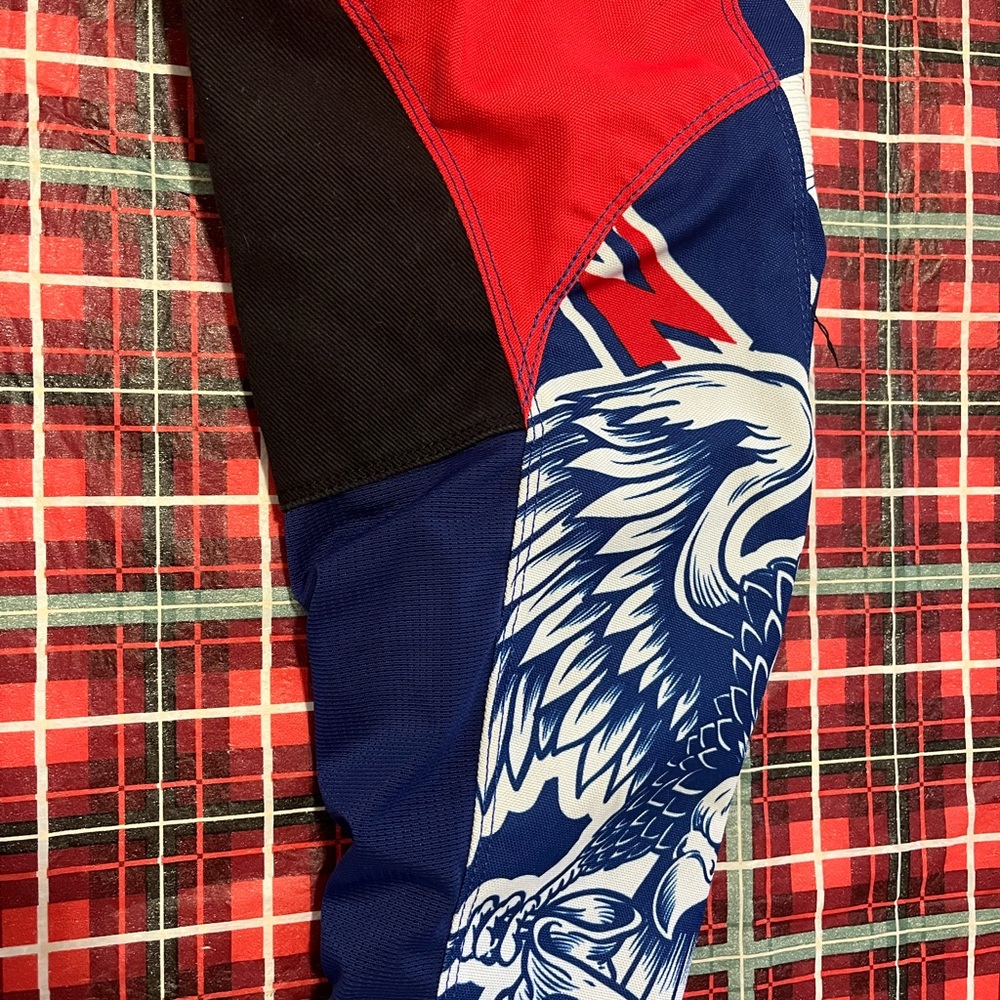 Dynamic Kids Racing Pants - Blue and Red - Picture 7 of 8